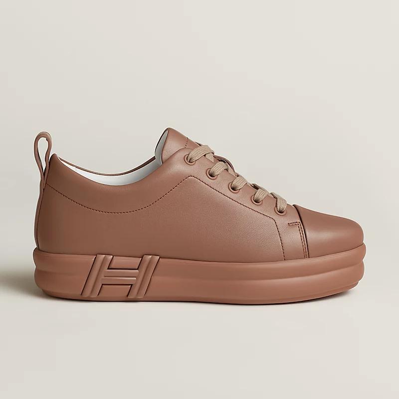 Giày Hermes Happy Sneaker Nữ Nâu